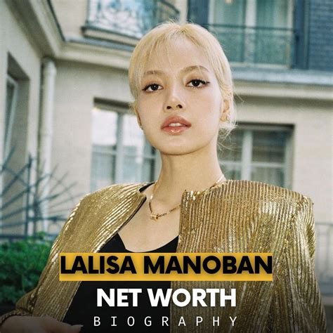 jennie net worth|lalisa manoban net worth.